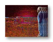 two of my digital photos assembled an played with in Photoshop