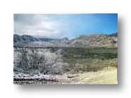Cochise's Stronghold is ten miles from my house...image using two of my digital photos assembled in Photoshop