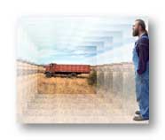 two of my digital photos assembled and played with in Photoshop