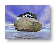My son Jim photographed a house in Bisbee AZ. Son Mark shot a rock in the Chiricahuas: Bryce & Photoshop