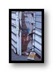 Painting: "Kilroy Was Here" - &copy;1976-C.E.Newland - acrylic - Private Collection