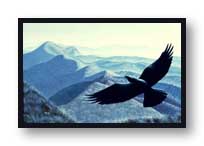 "Mother Earth Patrol" &copy;1980-C.E.Newland - Acrylic - Private Collection