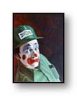Painting: "I, Pagliacco" - &copy;1984-C.E.Newland - acrylic - Private Collection
