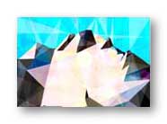 a digital painting executed in Photoshop from an old painting of mine which no longer exists
