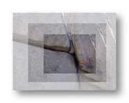 rock from Texas Canyon in Arizona...my digital photo with Photoshop intervention