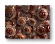 Two digital photos taken at a Mexican import shop, messed with and assembled in Adobe Photoshop