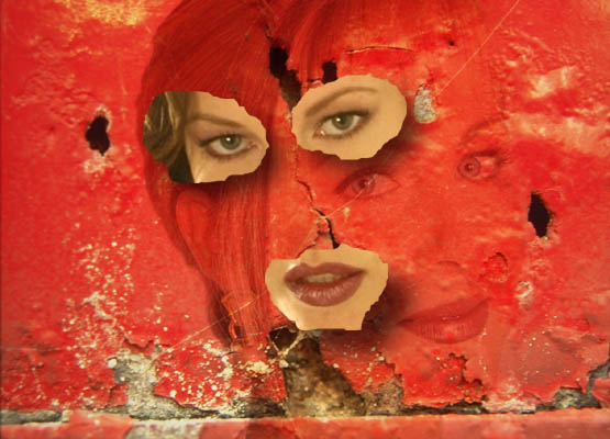 constructed in Photoshop.-The Other Woman-©2002-C.E.Newland - Digital Image